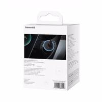 Automobilinis įkroviklis Baseus "Golden Contactor Pro" pilkas 40W (2xPD)