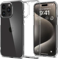 Spigen Ultra Hybrid dėklas iPhone 15 Pro Max - skaidrus