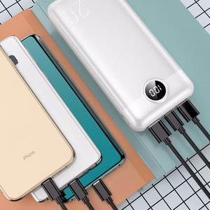 Išorinė baterija VEGER 20000 mAh PD QC3.0 2A20W L20S (VP2039PD / W2039PD) balta