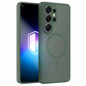 3mk Misty MagCase dėklas Samsung Galaxy S26 Ultra - žalias
