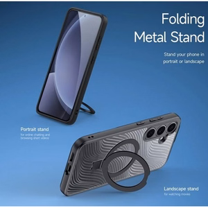 Dėklas Dux Ducis "Aimo Mag Stand" Samsung S931 S25 juodas