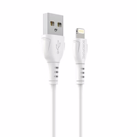 Borofone kabelis BX51 Triumph - USB į Lightning - 2,4A 1 metras baltas