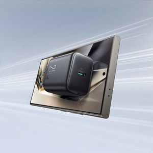 Įkroviklis Joyroom (JR-TCF23) + "USB-C (Type-C) to USB-C (Type-C)" (1xUSB-C 25W) juodas