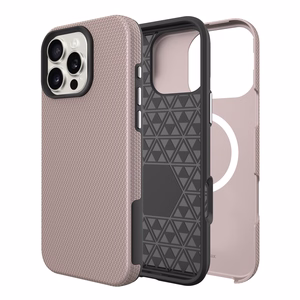 Dėklas Perfectionists Triangle Mag Case Apple iPhone 12 Pro Max rožinio aukso