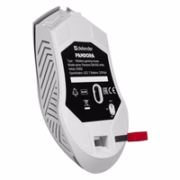 DEFENDER PANDORA RF BELAIDĖ PELĖ, BALTA, 3200 dpi, 7P