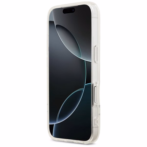 US Polo DH ir apatinės juostos logotipas Magnetinis dėklas telefonui iPhone 17 Pro - baltas