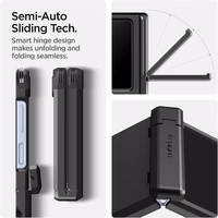 Spigen Tough Armor Pro Mag Magnetinis dėklas telefonui Samsung Galaxy Z Flip 6 / 7 FE - juodas