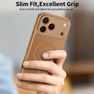 "Tech-Protect BasicMag MagSafe" dėklas "iPhone 17 Pro Max" - rudas