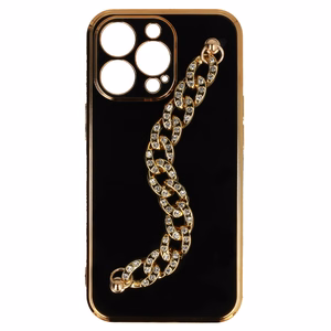 Dėklas telefonui iPhone 13 Pro (dizainas 4) (m) - juodas