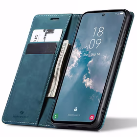 Spacecase piniginės tipo dėklas Galaxy A54 5G mėlynas