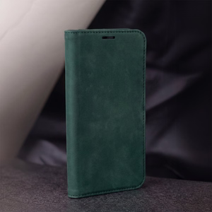 Smart Suede dėklas, skirtas Honor 600 / Honor 600 Pro, žalias