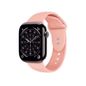 Crong Liquid dirželis, skirtas Apple Watch 38 / 40 / 41 / 42 mm, lašišos rausvas