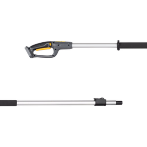 Rebel 2-in-1 cordless telescopic hedge trimmer and saw