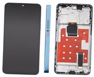 Ekranas Huawei Honor X8a/Honor 90 Lite su lietimui jautriu stikliuku ir rėmeliu Cyan Lake ORG