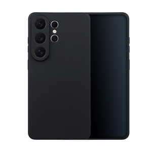 Silikoninis dėklas telefonui Samsung Galaxy S26 Ultra juodas