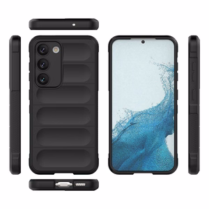 Magic Shield dėklas Samsung Galaxy S23+ lankstus šarvuotas dangtelis juodas