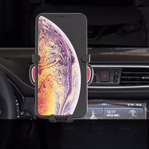 Gravity išmaniojo telefono automobilinis laikiklis ventiliacijos angai su oro gaivikliu, juodas (YC06)