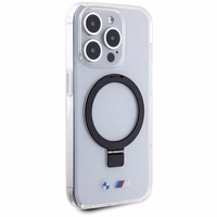 BMW žiedo stovas M kolekcija Magnetinis dėklas telefonui iPhone 15 Pro - skaidrus