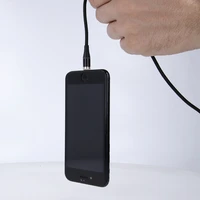 Maxlife MXUC-03 magnetinis kabelis USB - Lightning + USB-C + microUSB 1,0 m 3A juodas nailonas