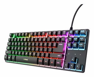 Trust GXT 833 Thado TKL žaidimų klaviatūra USB QWERTY US English juodas