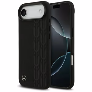 Mercedes Leather Laurel Leaves MagSafe Чехол для iPhone Air - чёрный
