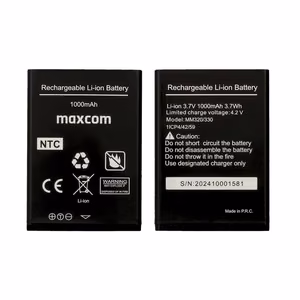 Оригинал аккумулятор для Maxcom MM320/MM330 - 1000 мАч
