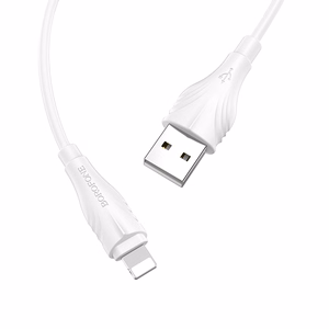 Borofone Kabelis BX18 Optimal - USB į Lightning - 2A 1 metras balta