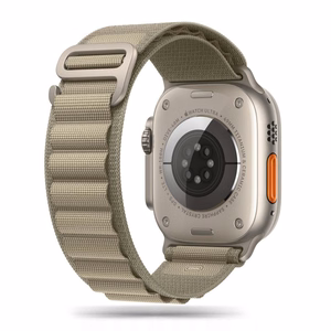 TECH-PROTECT NYLON PRO APPLE WATCH 4 / 5 / 6 / 7 / 8 / 9 / SE / ULTRA 1 / 2 (42 / 44 / 45 / 49 MM) TITANINIS/ALYVUOGINIS