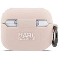 Karl Lagerfeld Silicone Chaupette Head 3D Case for AirPods Pro 3 - Pink