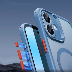 ESR Classic Pro Rinkinys Halolock Magnetinis dėklas iPhone 16 - Mėlynas