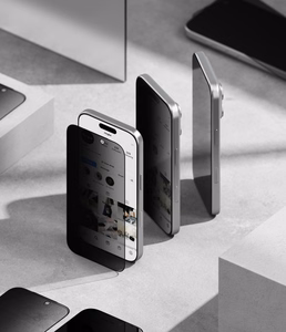 Ringke Easy Slide Privacy privatumo grūdintas stiklas, 2 vnt. komplektas, skirtas iPhone 18 Pro Max