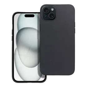 MATT dėklas telefonui IPHONE 15 juoda