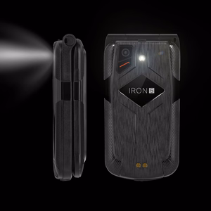 Krüger&Matz Iron 5 Flip – atsparus 4G atlenkiamasis telefonas, IP68/IP69K (KM0466)