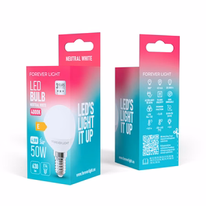 Forever Light LED Bulb E14 G45 4.8W 630lm 4000K class E