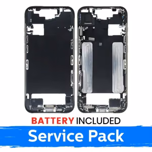 Mid-Frame Housing Apple iPhone Air Back Housing + Battery / Sky Blue / (Service Pack)