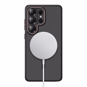 Tech-Protect MagCam MagSafe Dėklas for Samsung Galaxy S26 Ultra - juodas and raudonas