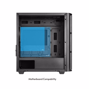 Chieftec Pro Mini AZ-01B-OP kompiuterio korpusas, MidiTower, MicroATX, juodas