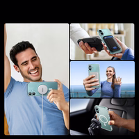 Užalias Classy Clear Magnetic Dėklas with MagSafe iPhone 16 Plus - Clear