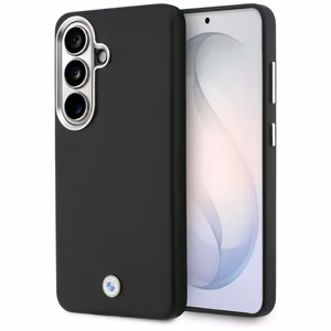 BMW Sign Metal Logo MagSafe Case for Samsung Galaxy S26+ - black