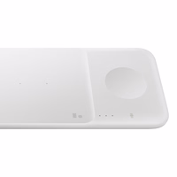 Samsung Wireless Charger Trio Laisvų rankų įranga, Išmanusis telefonas, Išmanusis laikrodis Balta USB Belaidis įkrovimas Spartusis įkrovimas Vidaus