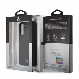 Dėklas telefonui Mercedes Silikoninis Line dėklas Samsung Galaxy S21 juodas