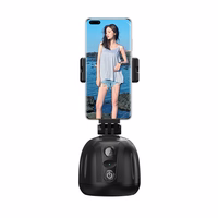 Telefono laikiklis su 360° veido sekimu P5 juodas