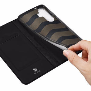 Dux Ducis Skin Pro dėklas telefonui Samsung S24+ su atvartu - juodas