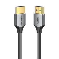 Itin plonas HDMI kabelis "Vention ALEHI" 3 m 4K 60 Hz (pilkas)