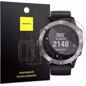 Spacecase Grūdintas stiklas SW Glass 2.5D Garmin Fenix 6 / 6 Pro
