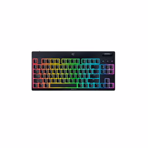 Razer BlackWidow V4 Low-Profile HyperSpeed Keyboard Wireless US Bluetooth Orange Switches Black