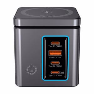 Blitzwolf BW-i113 GaN tinklo įkroviklis, USB-A, 3xUSB-C, 105W