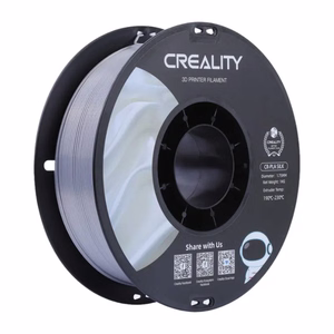 CR-Silk PLA Filamentas Creality (Sidabrinis)