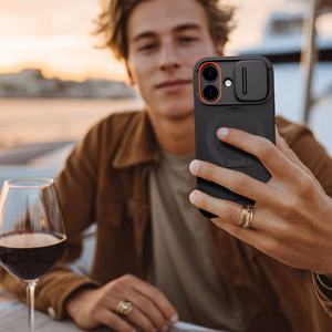 Tech-Protect Kevlar Aura Magnetinis dėklas telefonui iPhone 17 - juodas