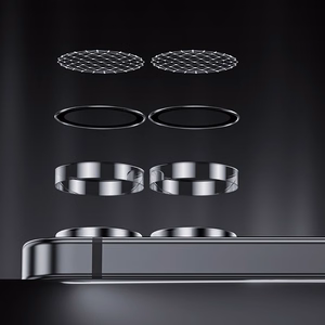 Benks Apsauginis stiklas Glass Warrior objektyvo ant kameros Samsung Galaxy Z Flip 7 - skaidrus (objektyvas 2 vnt.)